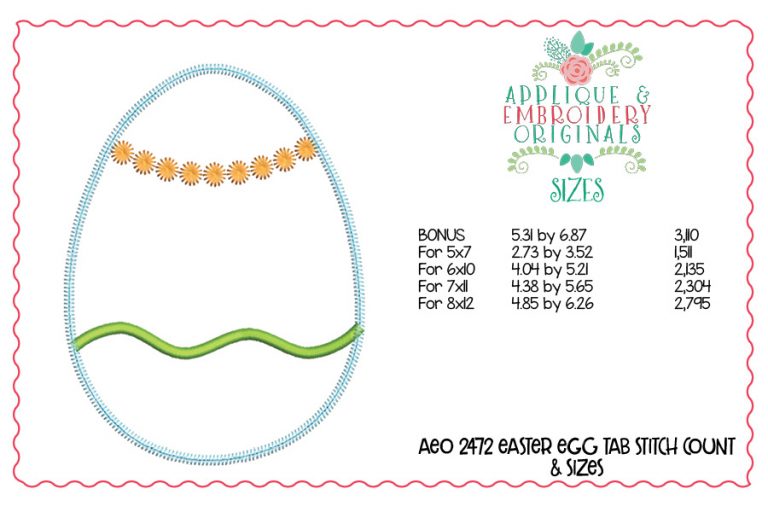 2474 Easter Tab SET One Interchangeable Tab Design - Image 3
