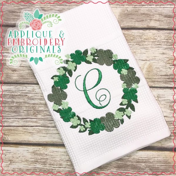 2417 Clover Filled Applique Design - Image 2