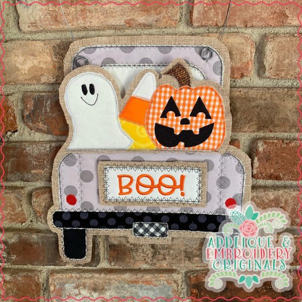 2483 Truck with Flower Tab & 7 Holiday SET Interchangeable Door Hanger Design - Image 6