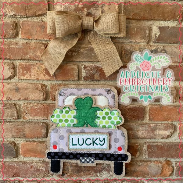 2479 St. Patrick's Shamrock Trio Interchangeable Design for Truck - Image 2