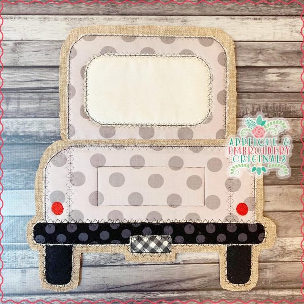 2481 Truck with Flower Tab Interchangeable Door Hanger Design - Image 4