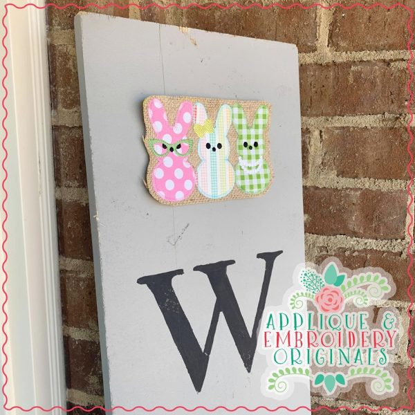 2501 Marshmallow Bunny Girl Trio Tab Interchangeable Tab Design - Image 2