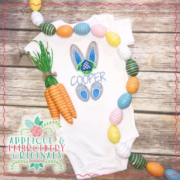 2526 Bunny Ear Hat Split Frame Applique Design - Image 2
