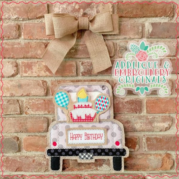 2542 Birthday Cake Balloon Tab Interchangeable Design for Truck - Image 2