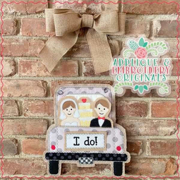 2561 Bride and Groom Tab Interchangeable Design for Truck - Image 3