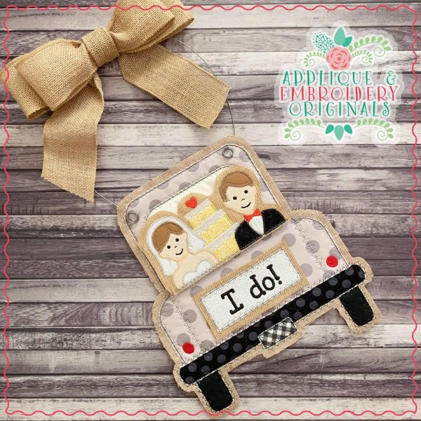 2561 Bride and Groom Tab Interchangeable Design for Truck - Image 4