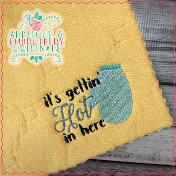 2603 It's Gettin' Hot in Here Embroidery Design - Image 2