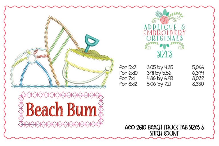 2614 Summer Lovin' Tab Interchangeable Set Design for Truck - Image 5