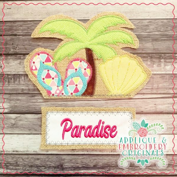 2611 Flip Flops Palm Tree Tab Interchangeable Design for Truck - Image 2