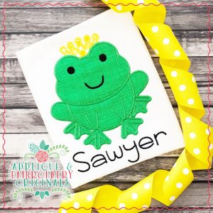 2626 Frog Prince Applique Design