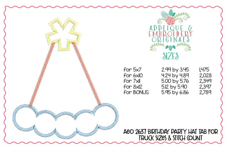 2637 Birthday Party Tab Interchangeable Tab Design - Image 4