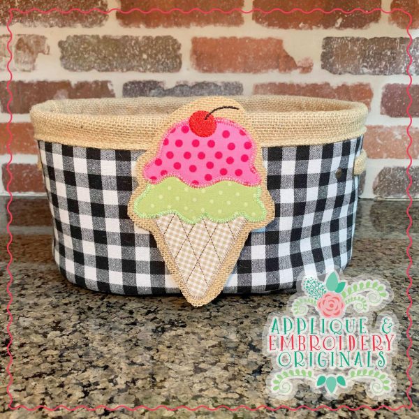 2639 Ice Cream Cone Tab Interchangeable Tab Design - Image 4