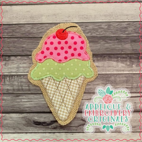 2639 Ice Cream Cone Tab Interchangeable Tab Design - Image 2