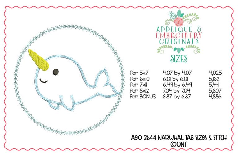 2644 Narwhal Tab Interchangeable Tab Design - Image 6