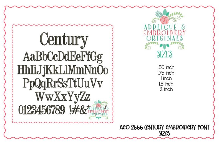 2676 Summer Lovin' Embroidery Font Set - Image 4