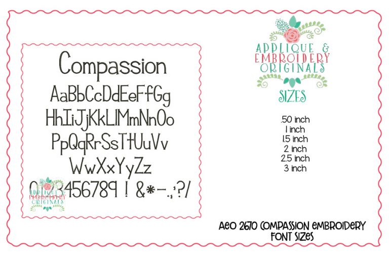 2676 Summer Lovin' Embroidery Font Set - Image 7