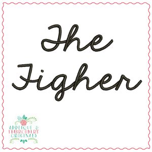 2675 The Fighter Embroidery Font