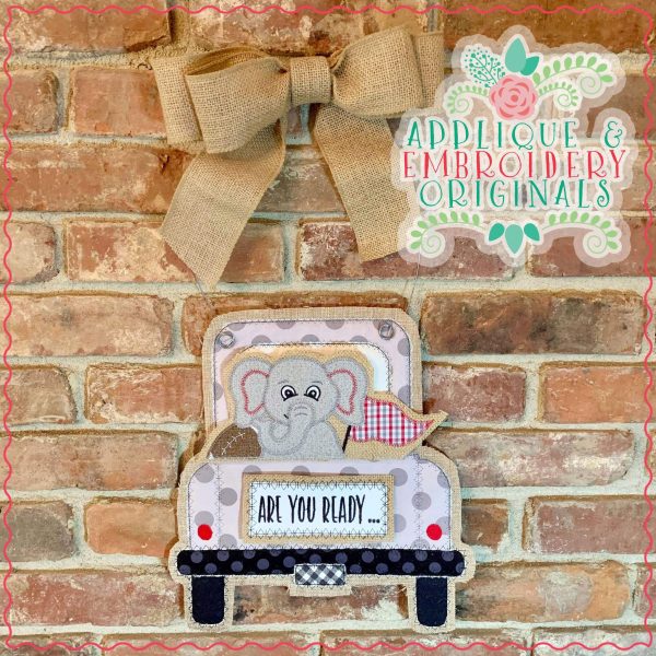 2725 Elephant Mascot Interchangeable Design for Truck - Image 2