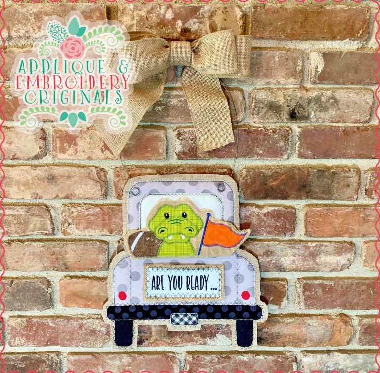 2727 Gator Mascot Interchangeable Design for Truck - Image 2