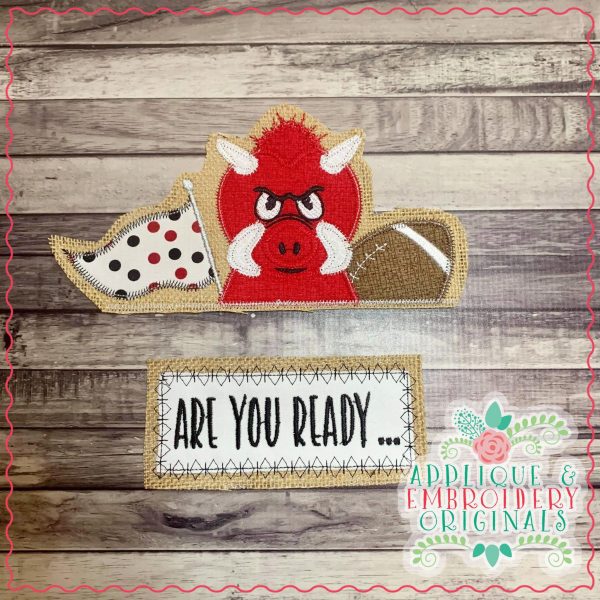 2730 Razorback Mascot Interchangeable Design for Truck - Image 3