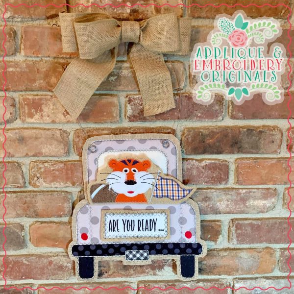 2731 Tiger Mascot Interchangeable Design for Truck - Image 2