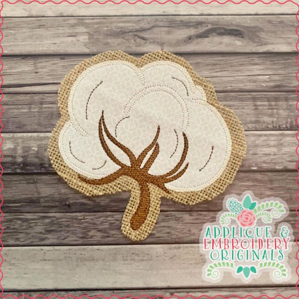 2744 Cotton Boll Tab Interchangeable Tab Design - Image 2