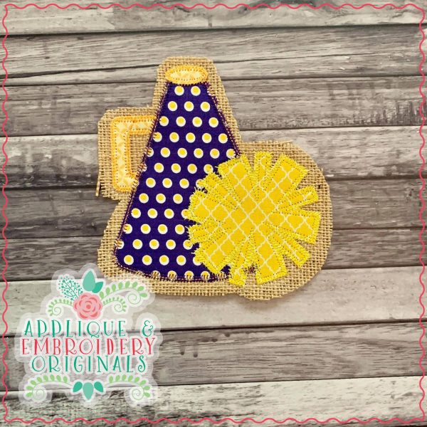 2750 Megaphone Pom Pom Interchangeable Tab Design - Image 4