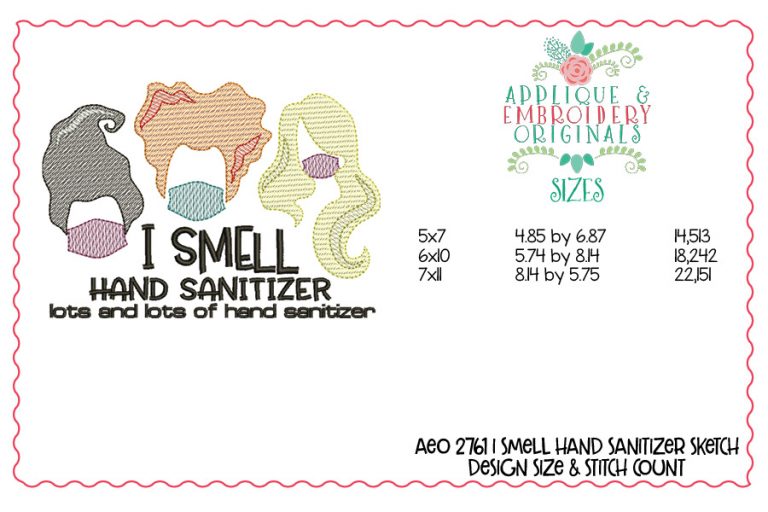 2761 I Smell Hand Sanitizer Sketch Design - Image 4
