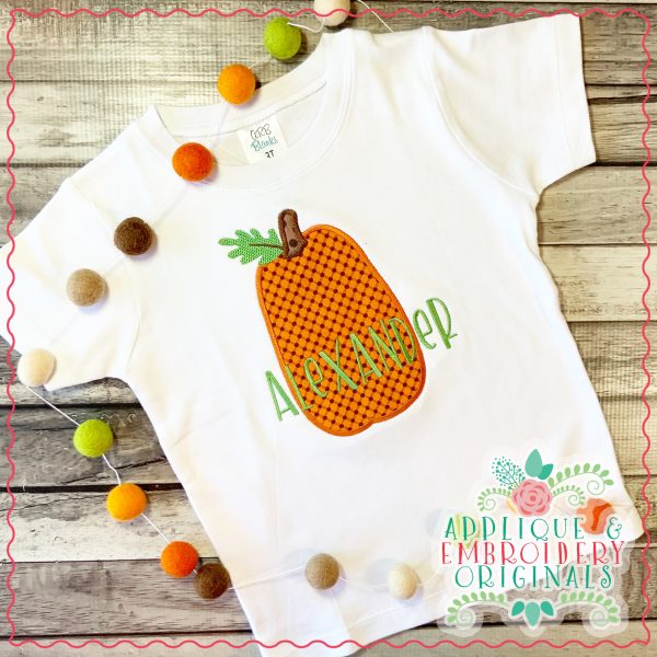 2774 Pumpkin Applique Design - Image 2