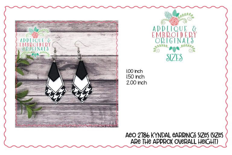 2786 Kyndal Earrings In-The-Hoop Design - Image 2
