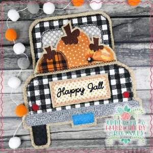 2793 Pumpkin Triple Interchangeable Design for Truck