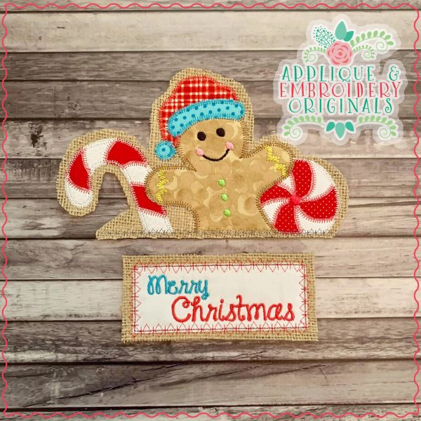 2820 Gingerbread Peppermint Interchangeable Design for Truck - Image 2