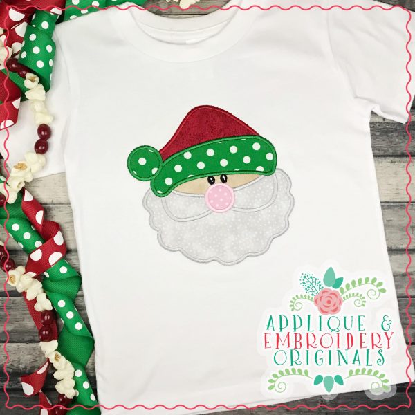 2836 Santa with Beard Applique Design - Image 2
