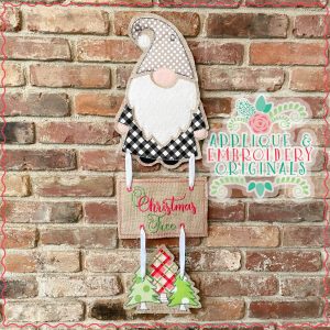 2855 Christmas Tree Trio Interchangeable for Gnome In-The-Hoop Design