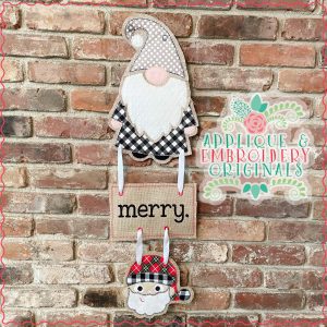 2857 Santa Face Interchangeable for Gnome In-The-Hoop Design