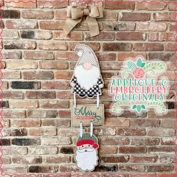 2858 Santa Beard Interchangeable for Gnome In-The-Hoop Design - Image 2
