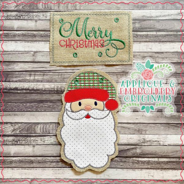 2858 Santa Beard Interchangeable for Gnome In-The-Hoop Design - Image 3