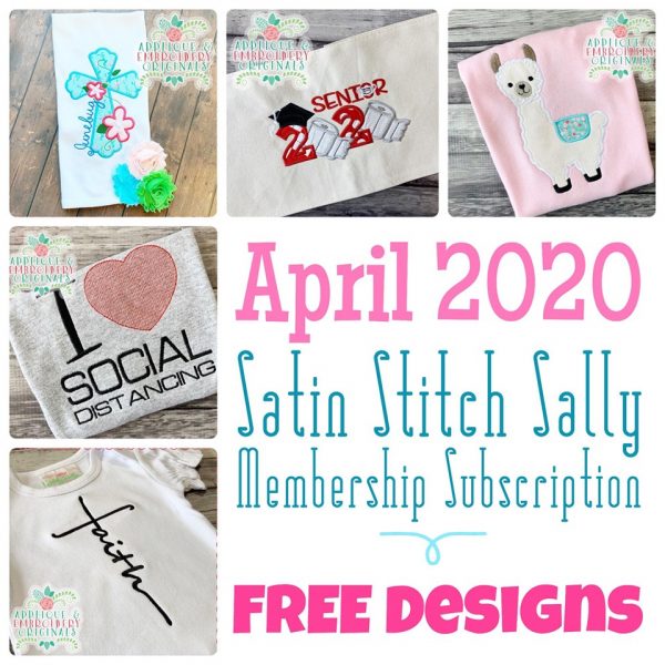2020 Satin Stitch Sally Applique & Embroidery Designs - Image 3