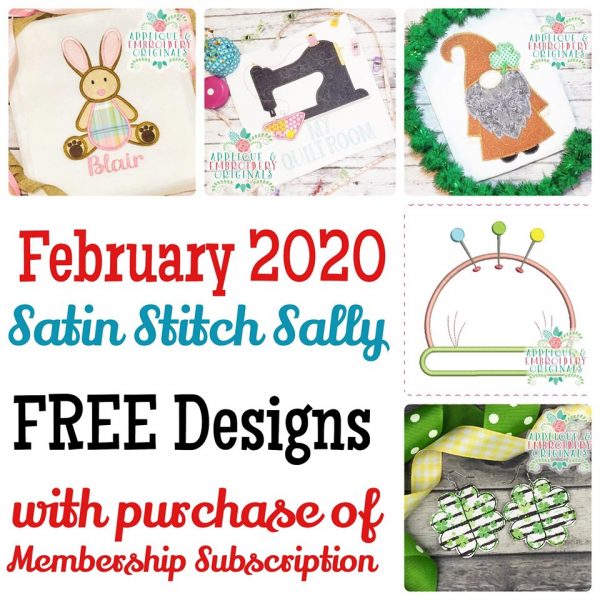 2020 Satin Stitch Sally Applique & Embroidery Designs - Image 4