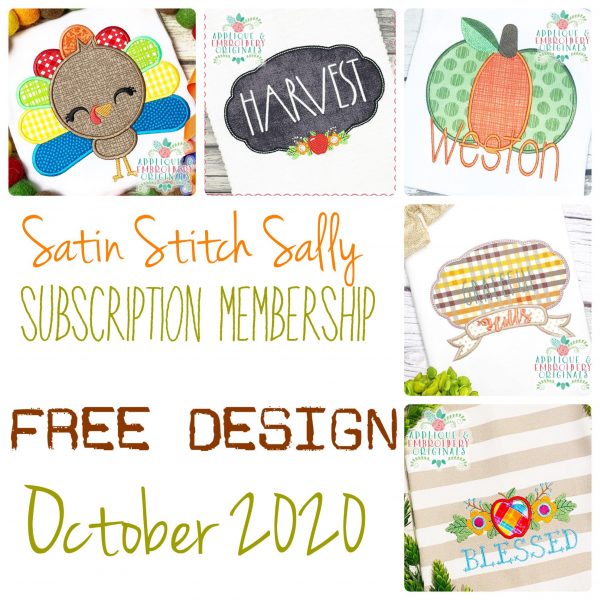 2020 Satin Stitch Sally Applique & Embroidery Designs - Image 9