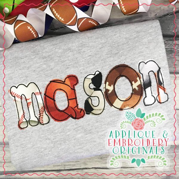 2882 Closer to Free Applique Font - Image 3