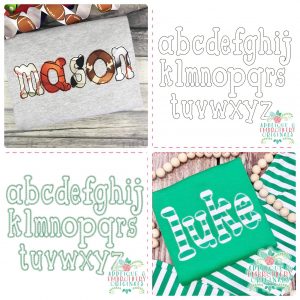 2882 Closer to Free Applique Font