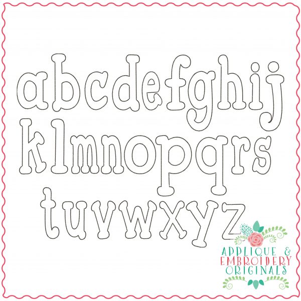 2882 Closer to Free Applique Font - Image 7