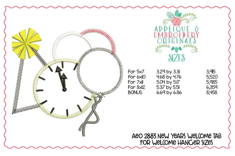 2883 New Year's Welcome Interchangeable Tab Design - Image 6