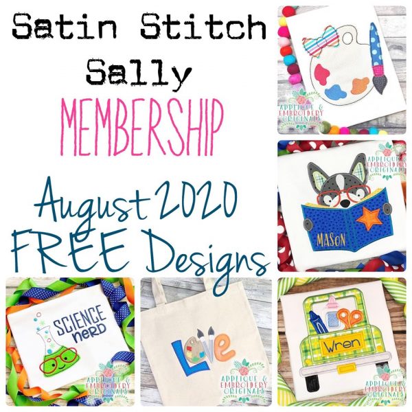 2020 Satin Stitch Sally Applique & Embroidery Designs - Image 11