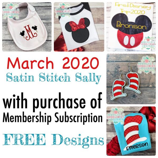 2020 Satin Stitch Sally Applique & Embroidery Designs - Image 13