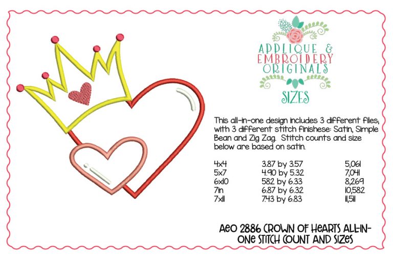 2895 Valentine 2021 All-In-One Applique Design Set - Image 16