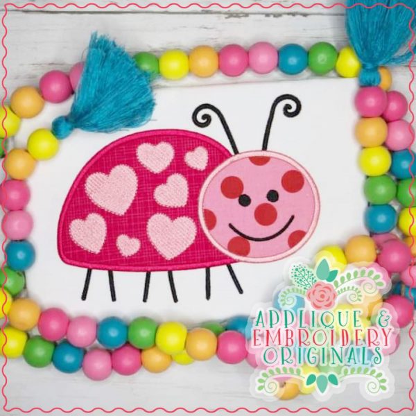 2890 Ladybug Hearts All-In-One Applique Design - Image 4