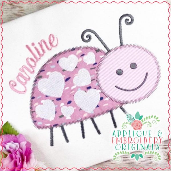 2890 Ladybug Hearts All-In-One Applique Design - Image 3