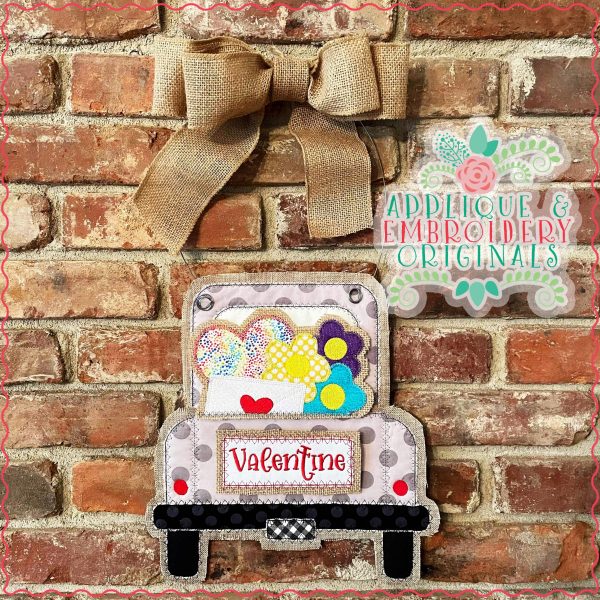 2896 Heart, Flower & Love Letter Tab Interchangeable Design for Truck - Image 3